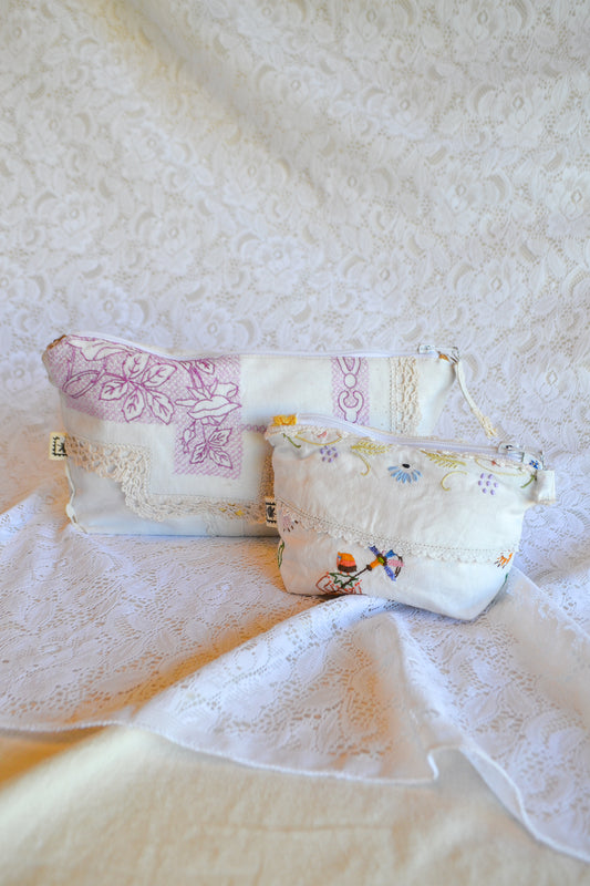 Doily Purse Set | Purple Fence