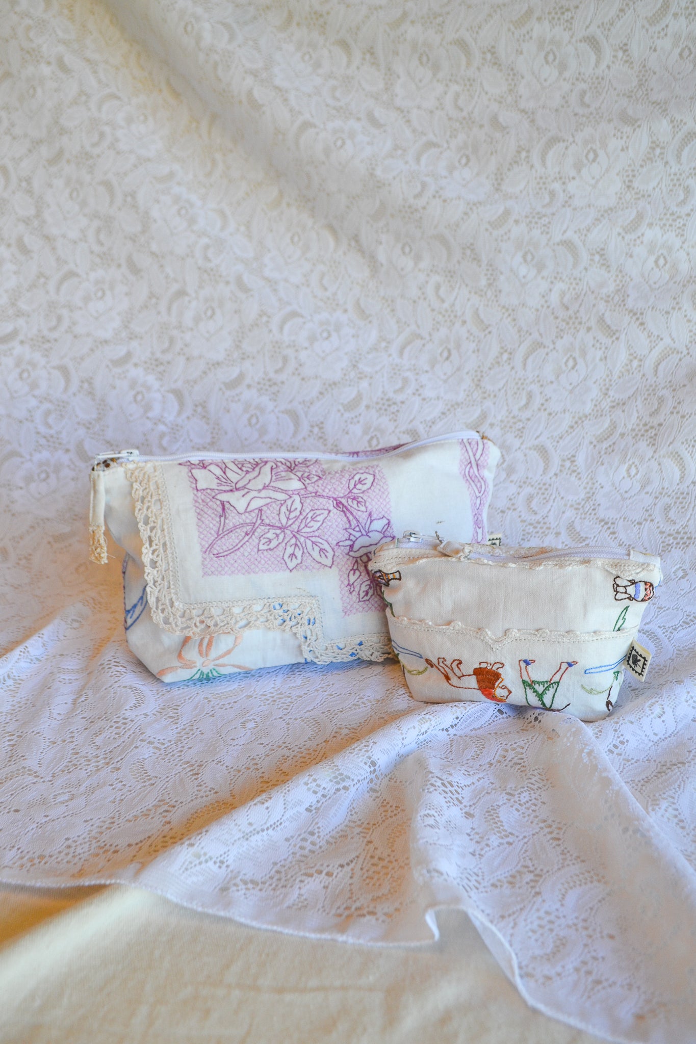 Doily Purse Set | Purple Fence