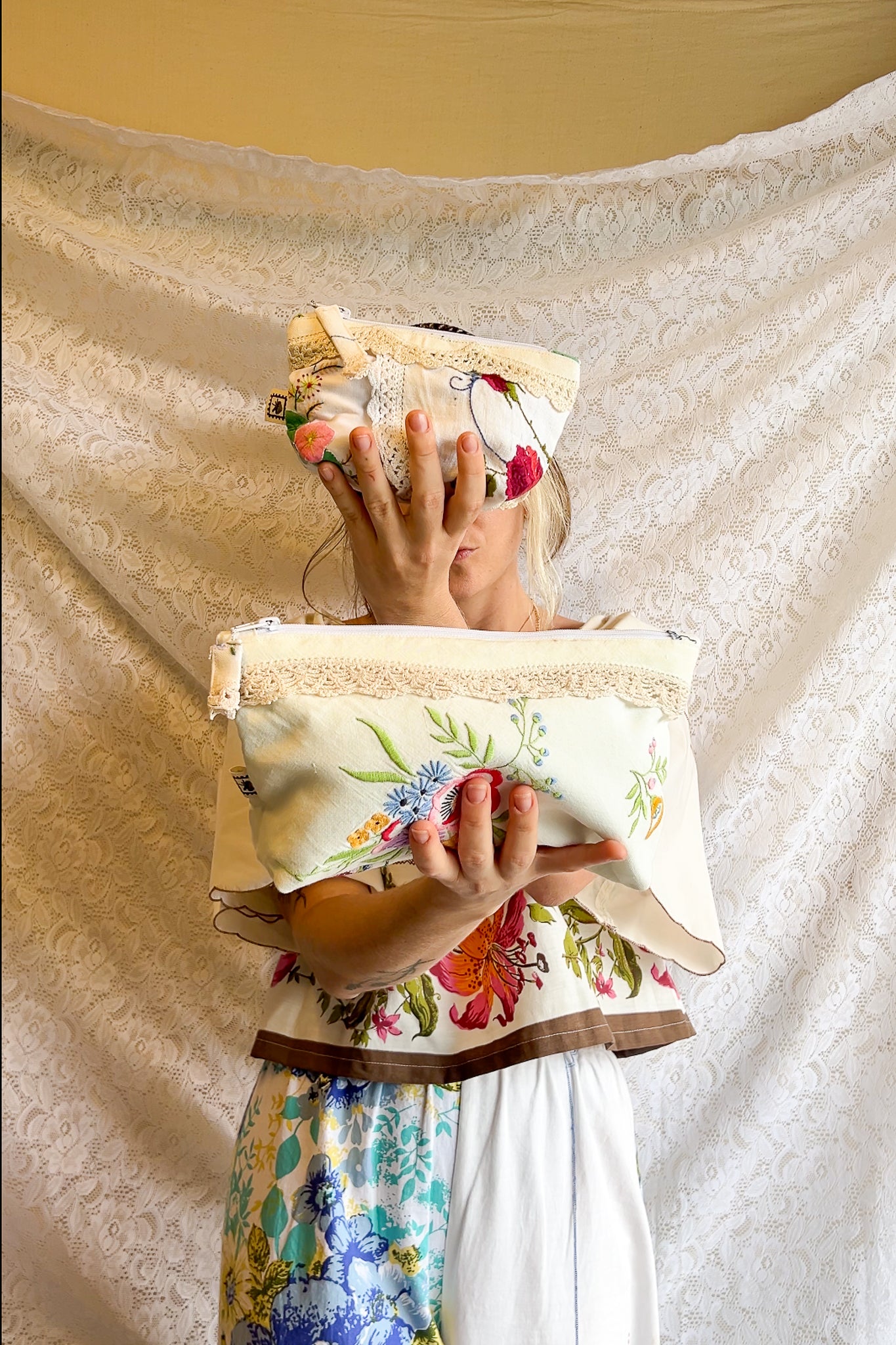 Doily Purse Set | Flower