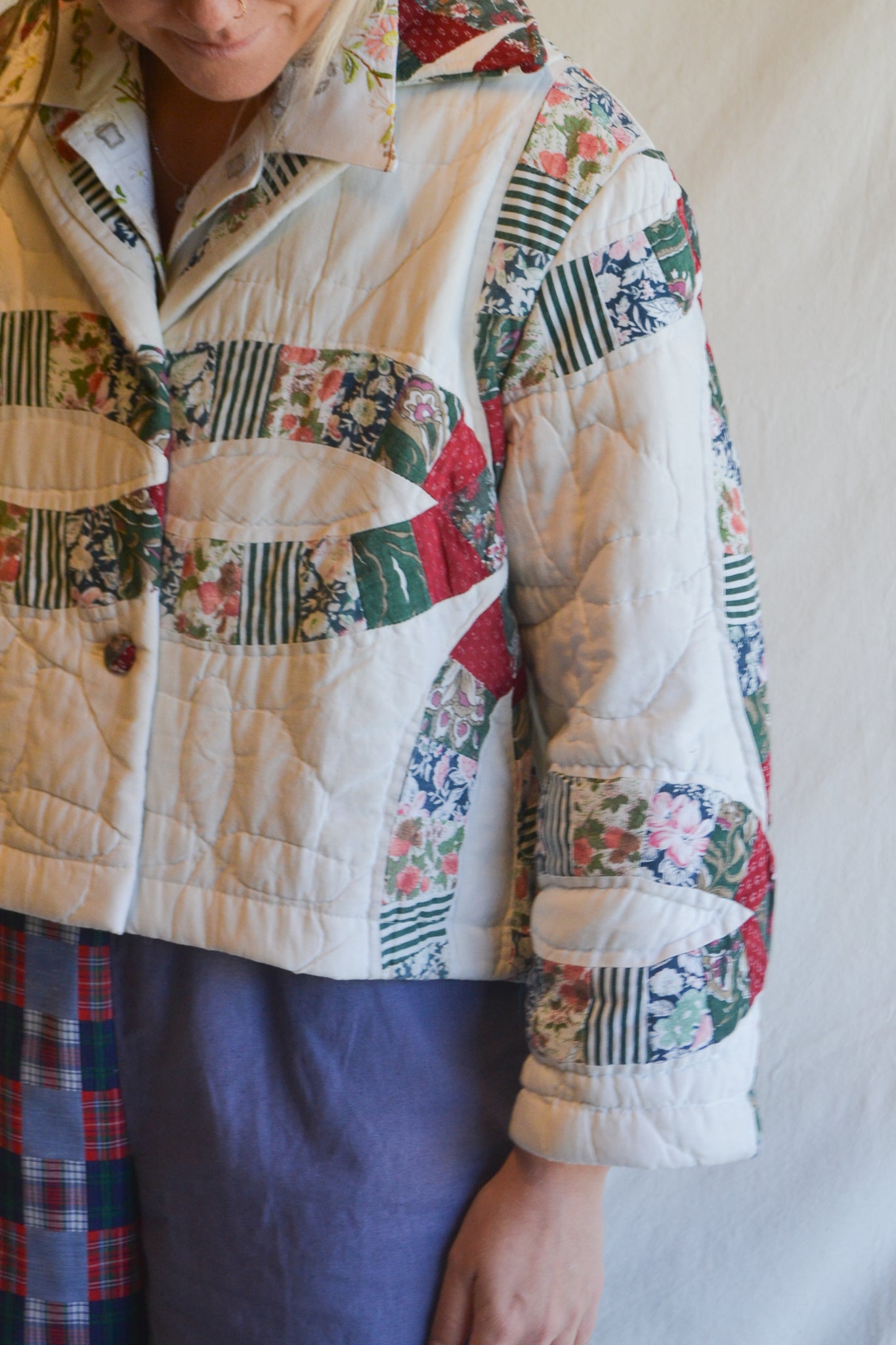 Coat Jacket | Quilt Block | Medium