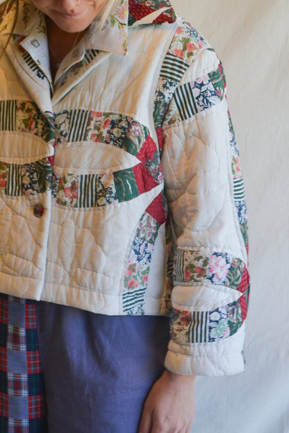 Coat Jacket | Quilt Block | Medium