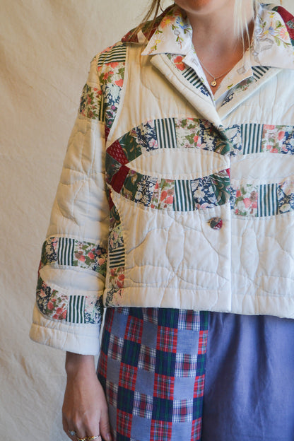 Coat Jacket | Quilt Block | Medium