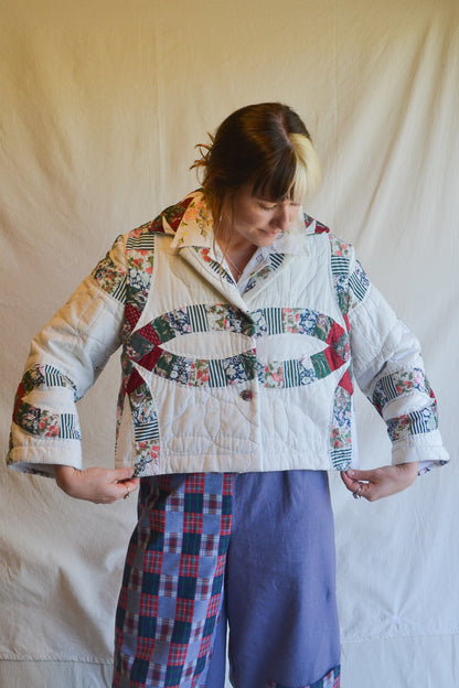 Coat Jacket | Quilt Block | Medium