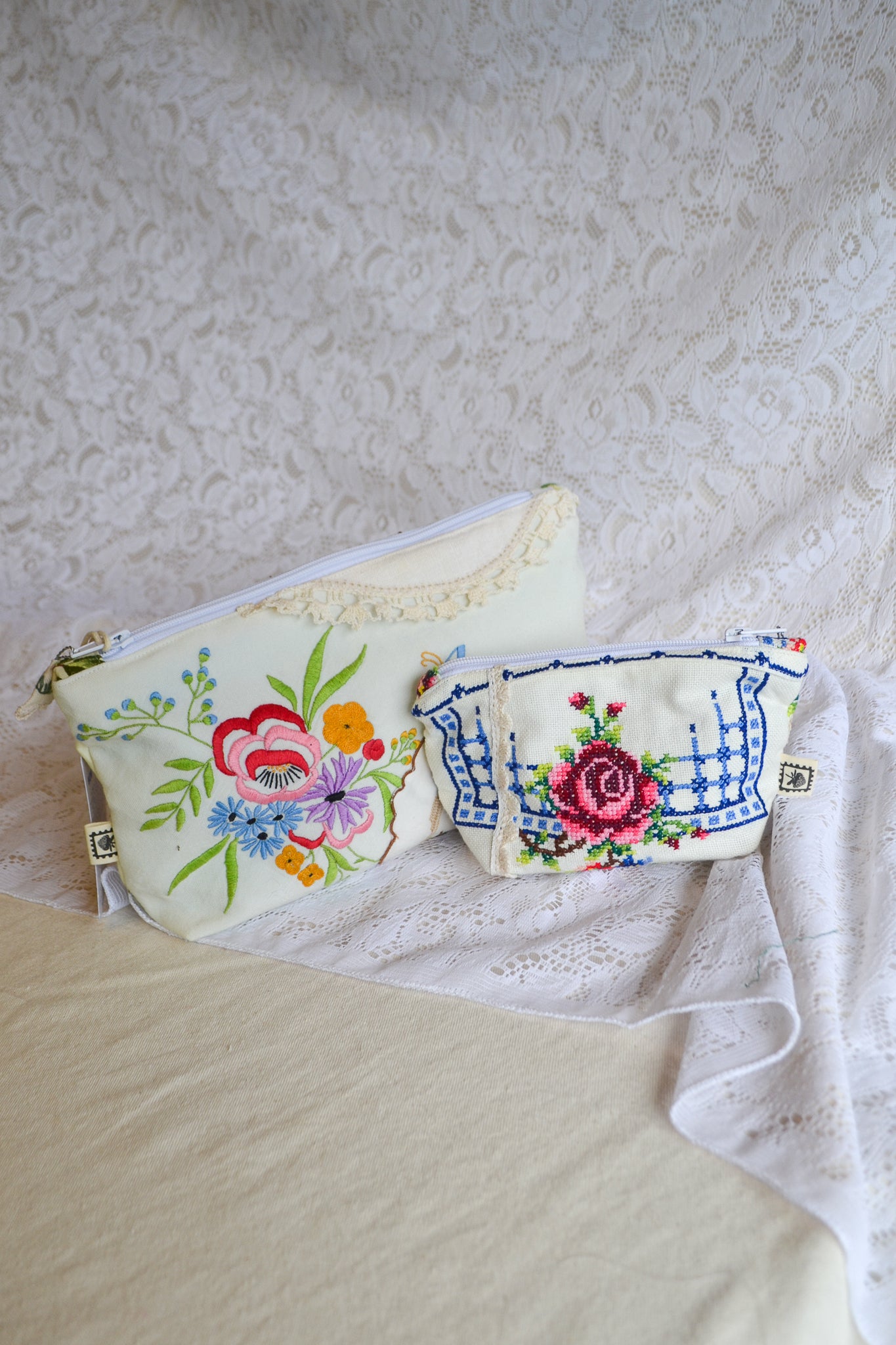 Doily Purse Set | Rose