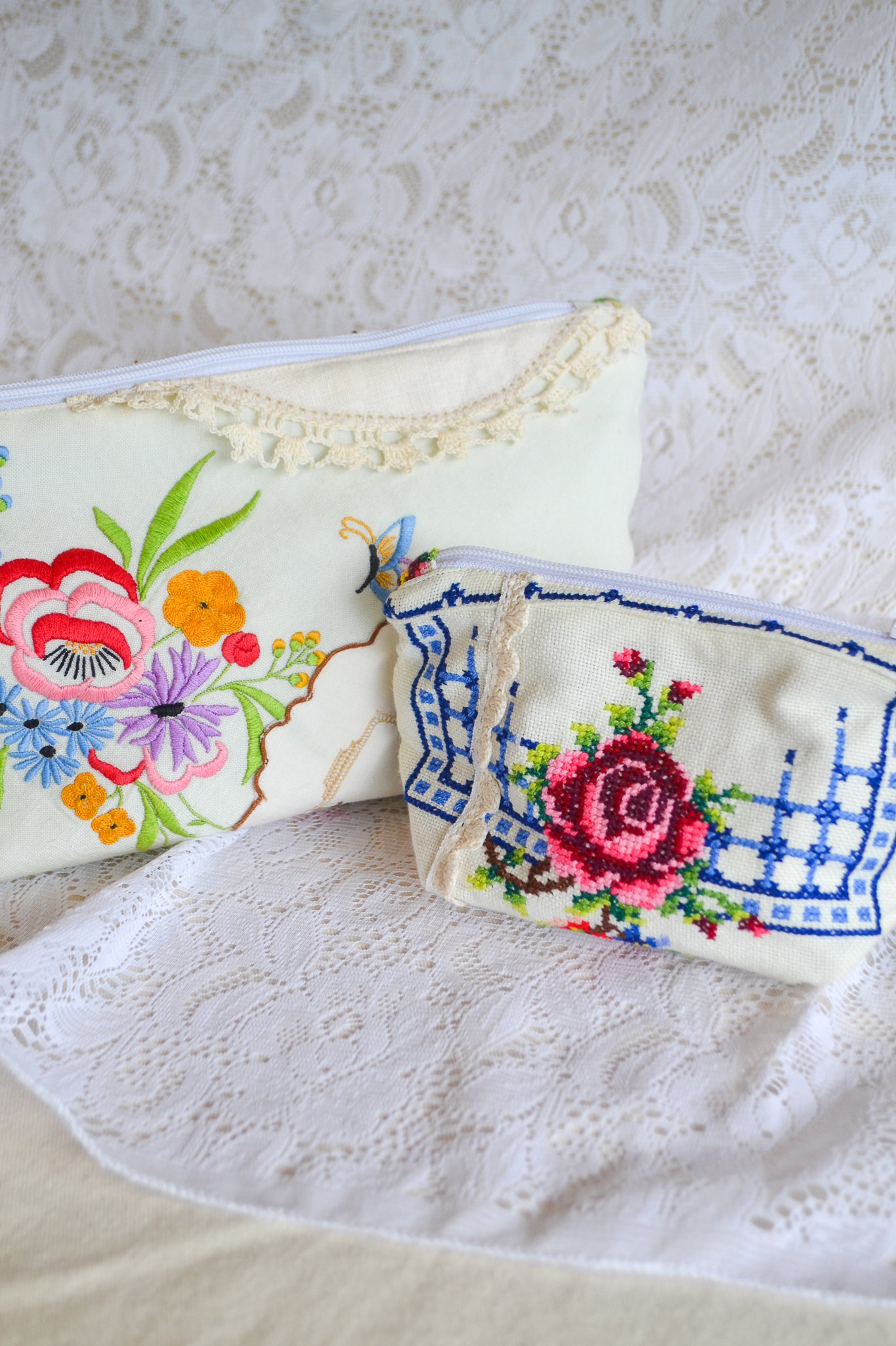 Doily Purse Set | Rose