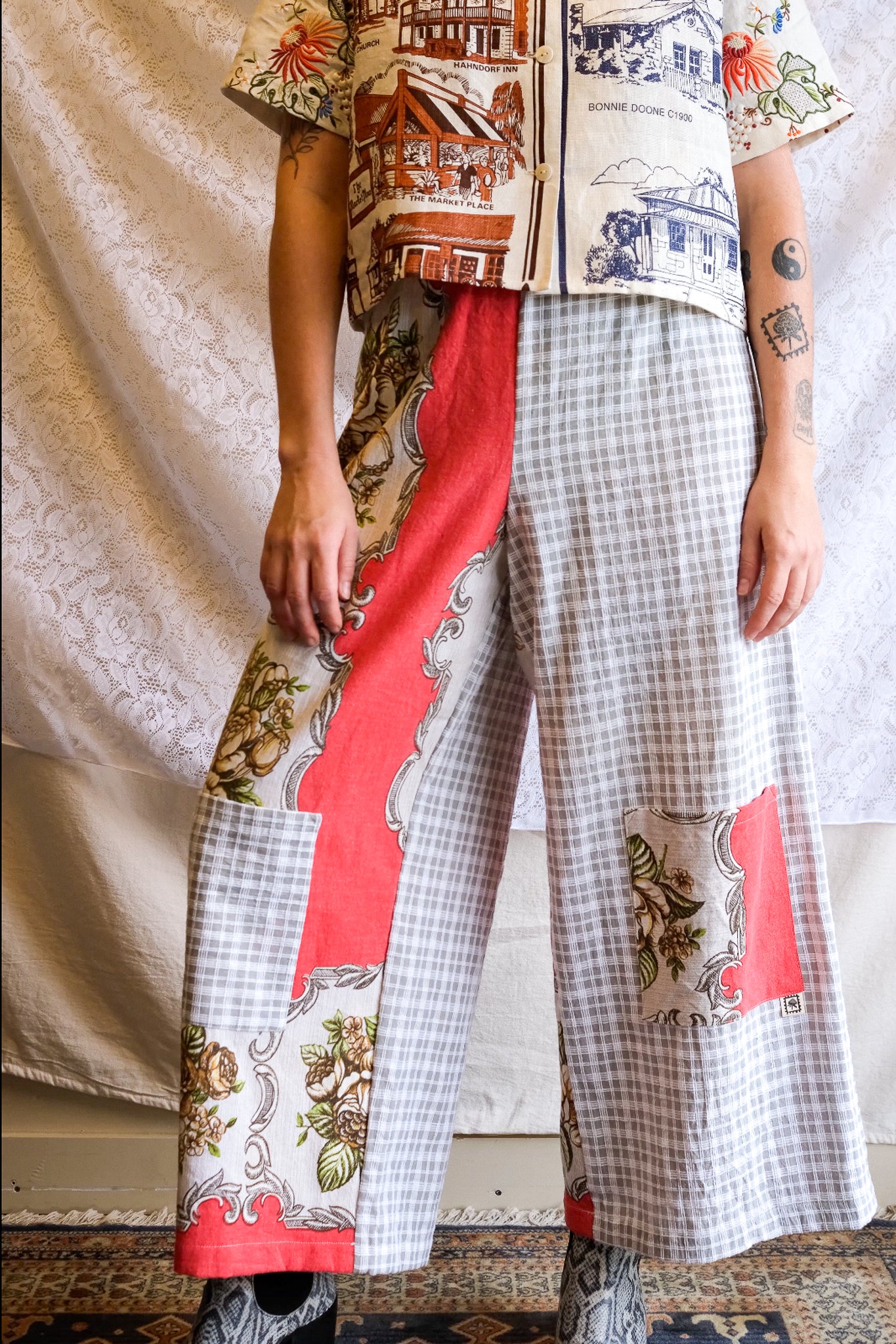 Long Patch Pant | Royal | Large