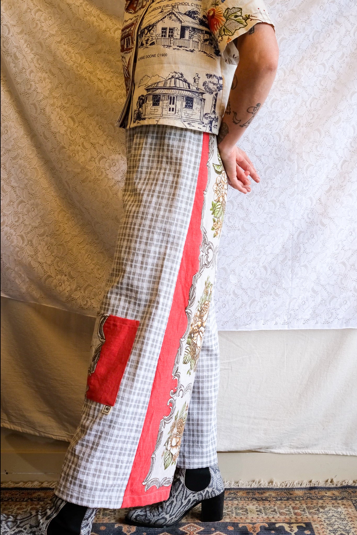 Long Patch Pant | Royal | Large
