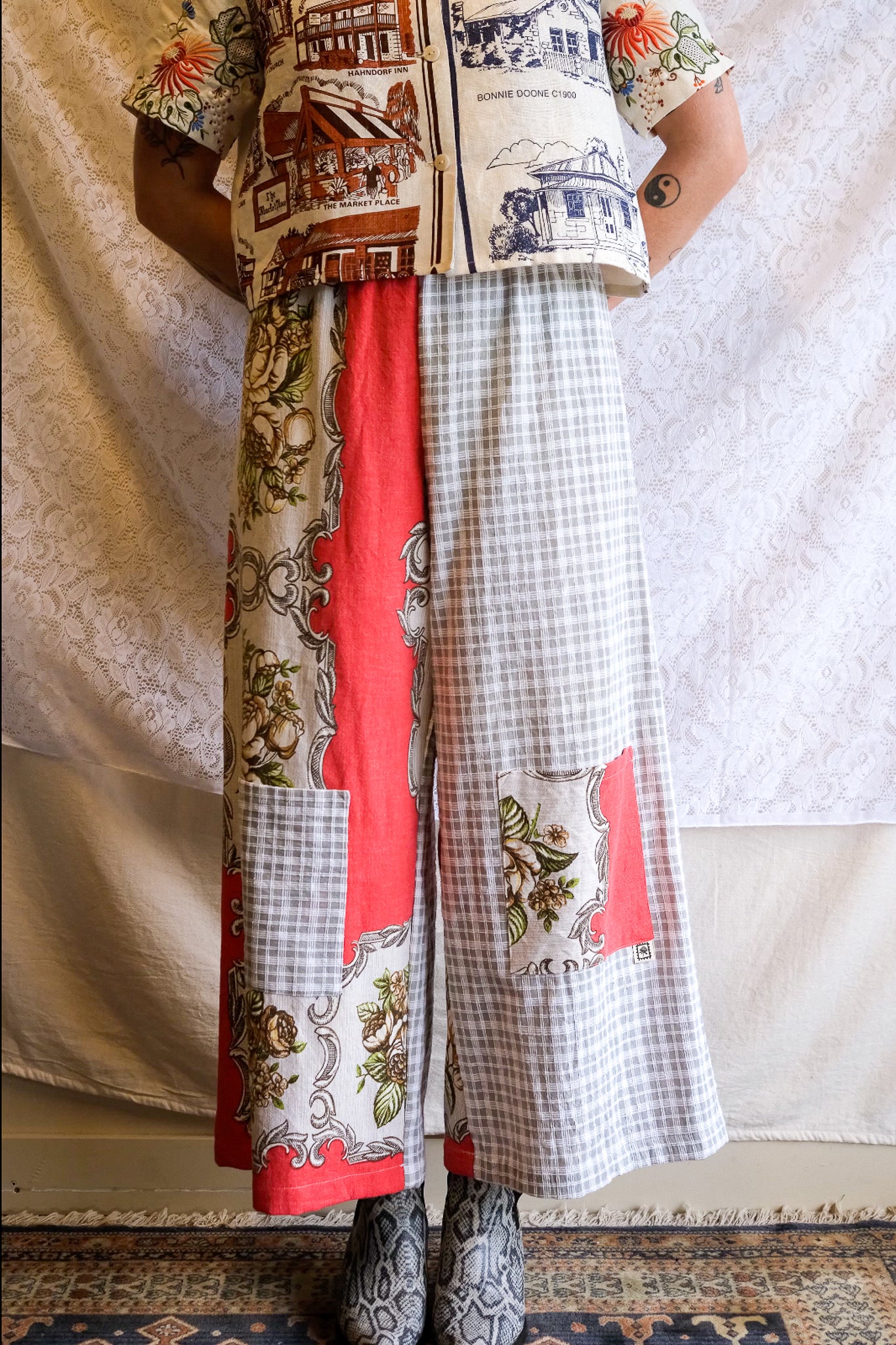 Long Patch Pant | Royal | Large