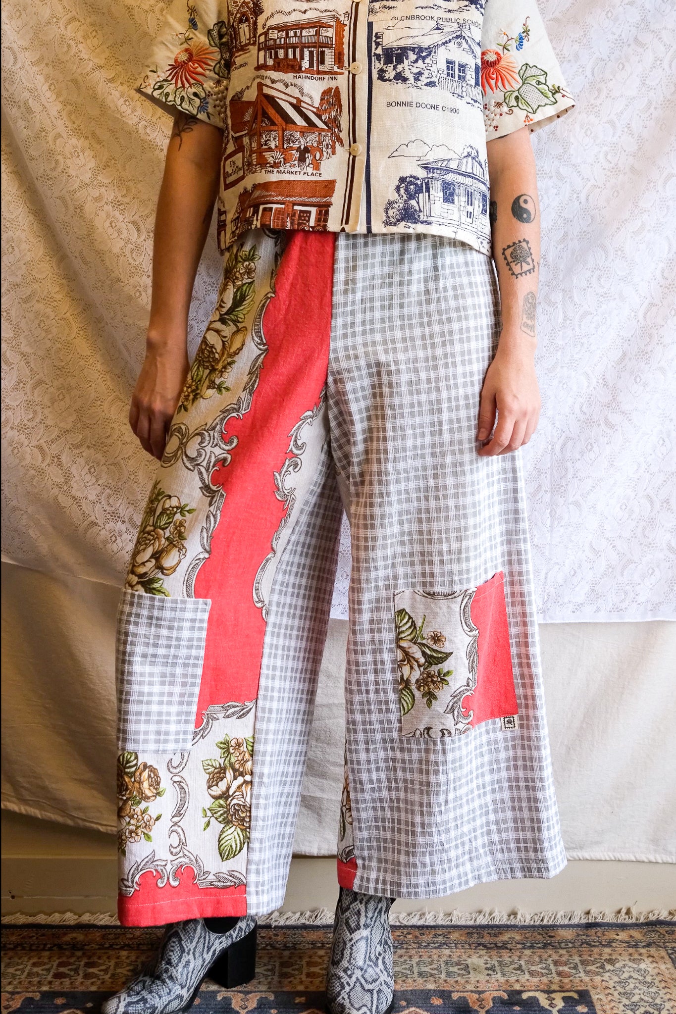 Long Patch Pant | Royal | Large