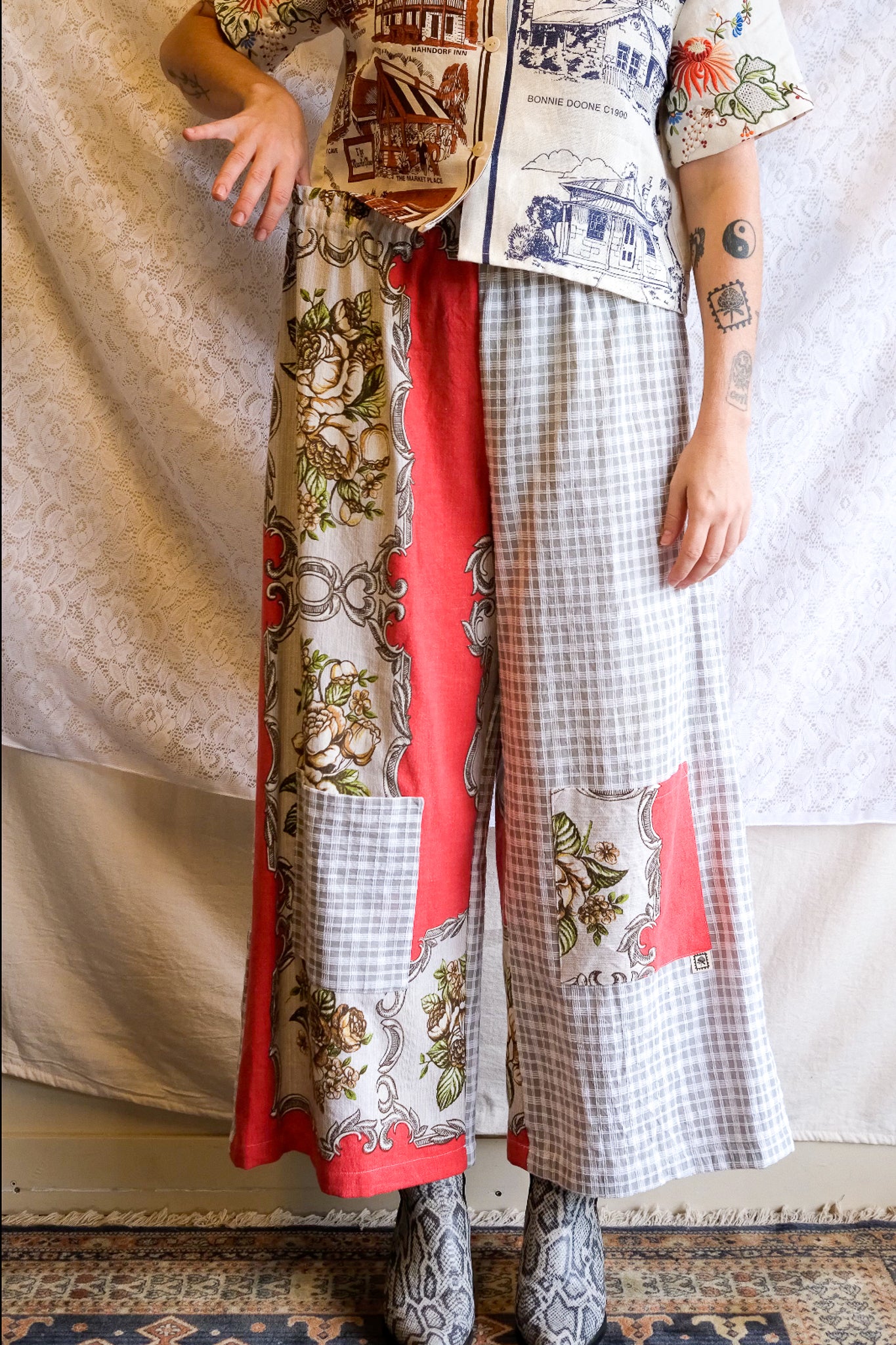 Long Patch Pant | Royal | Large