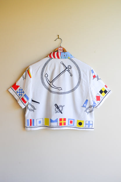 Button Up Shirt | Sail away | Medium