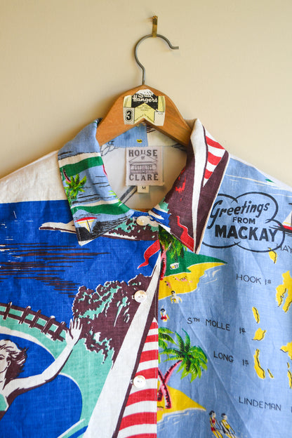 Button Up Shirt | Sail away | Medium
