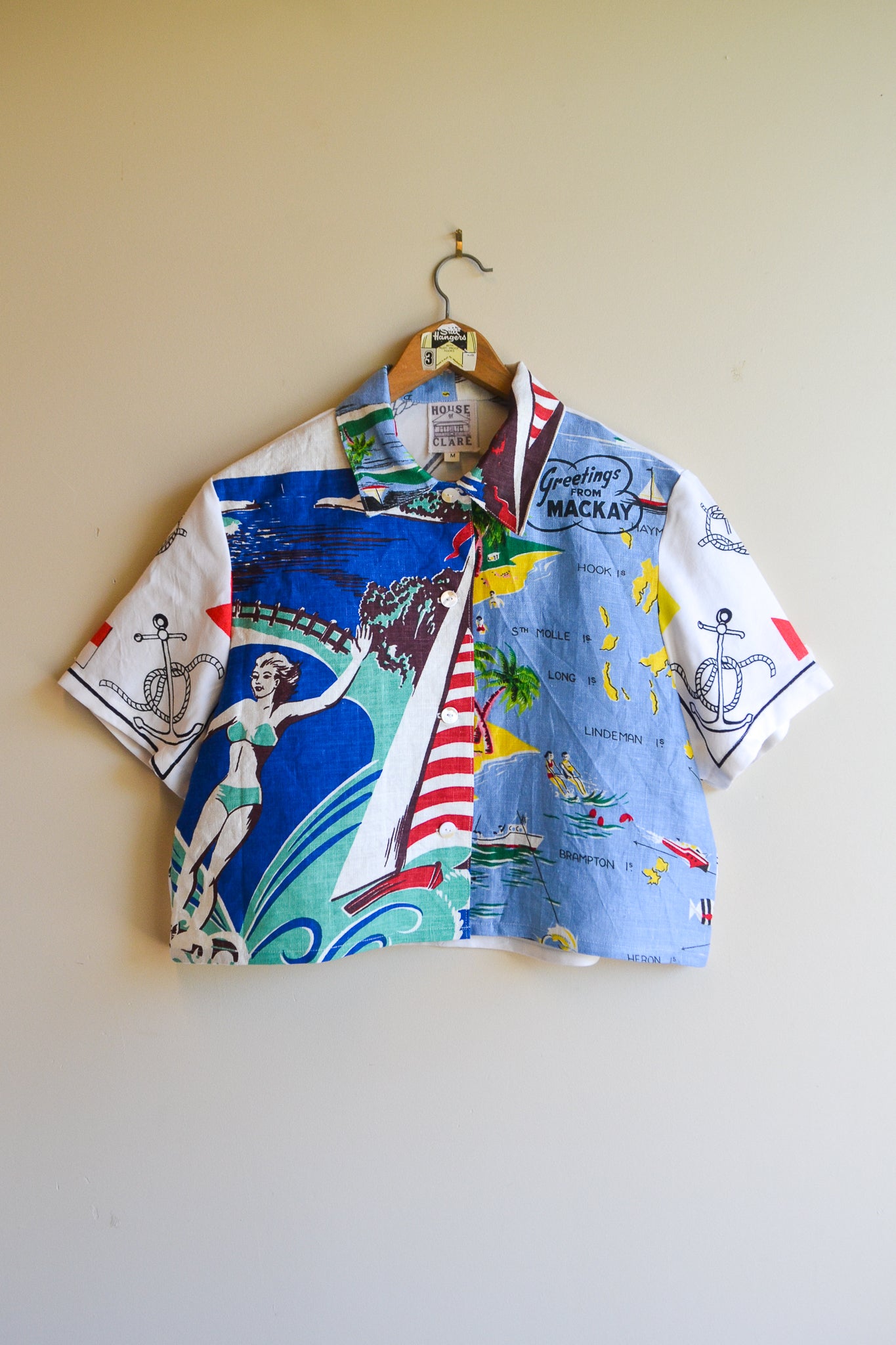 Button Up Shirt | Sail away | Medium