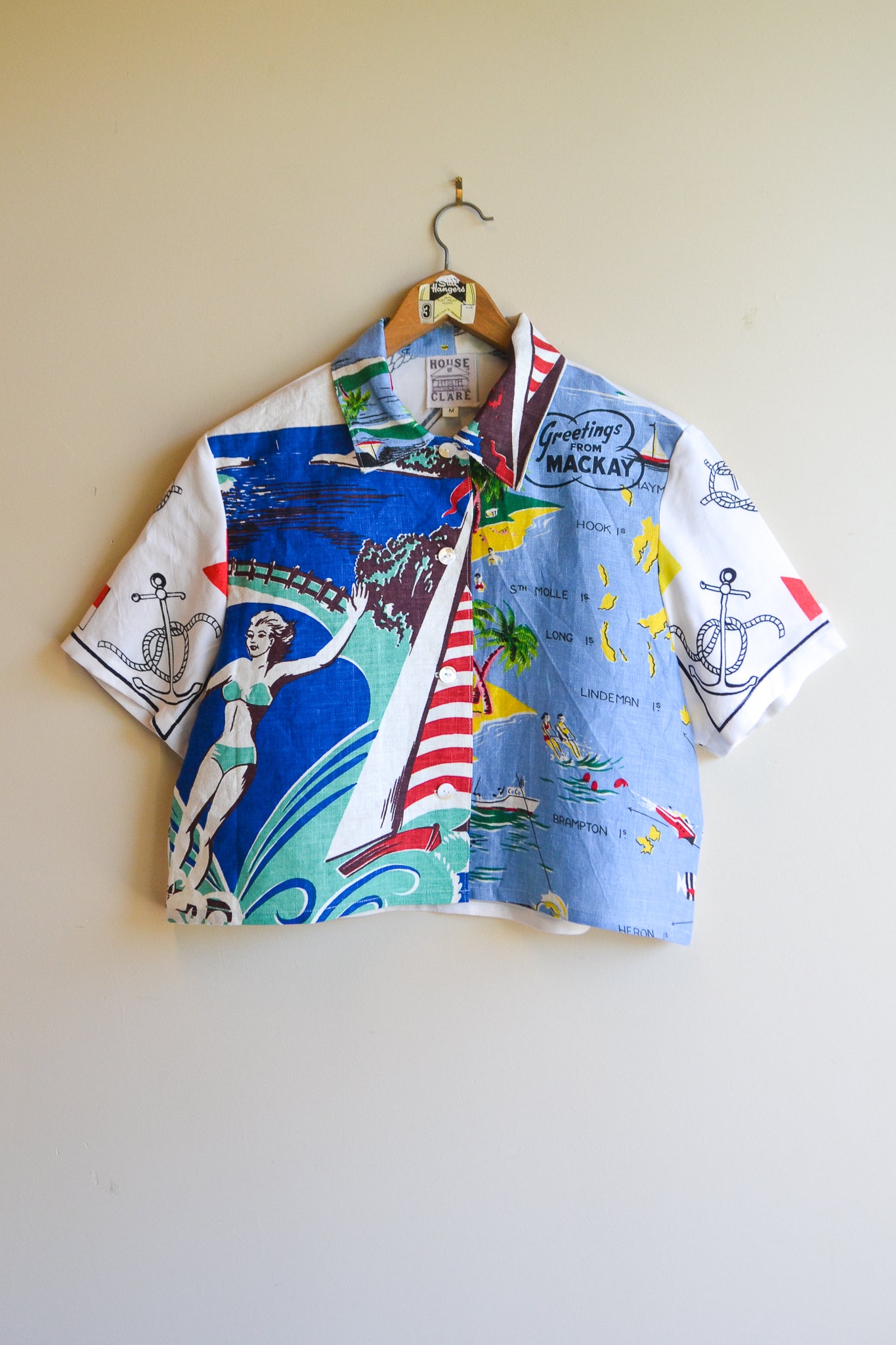 Button Up Shirt | Sail away | Medium