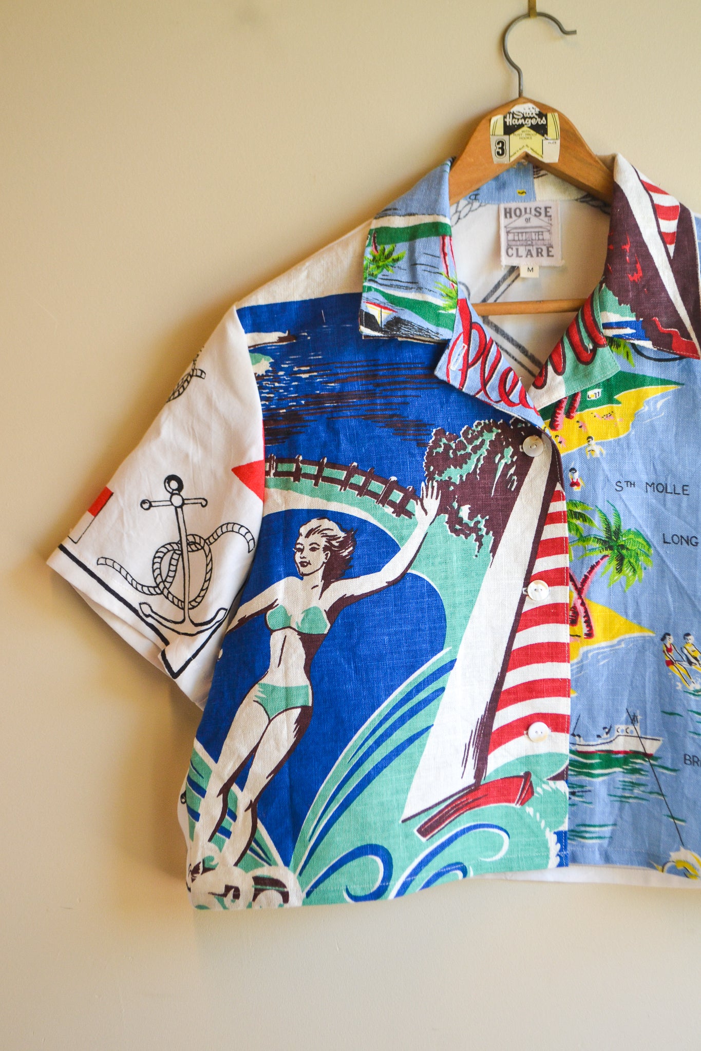 Button Up Shirt | Sail away | Medium