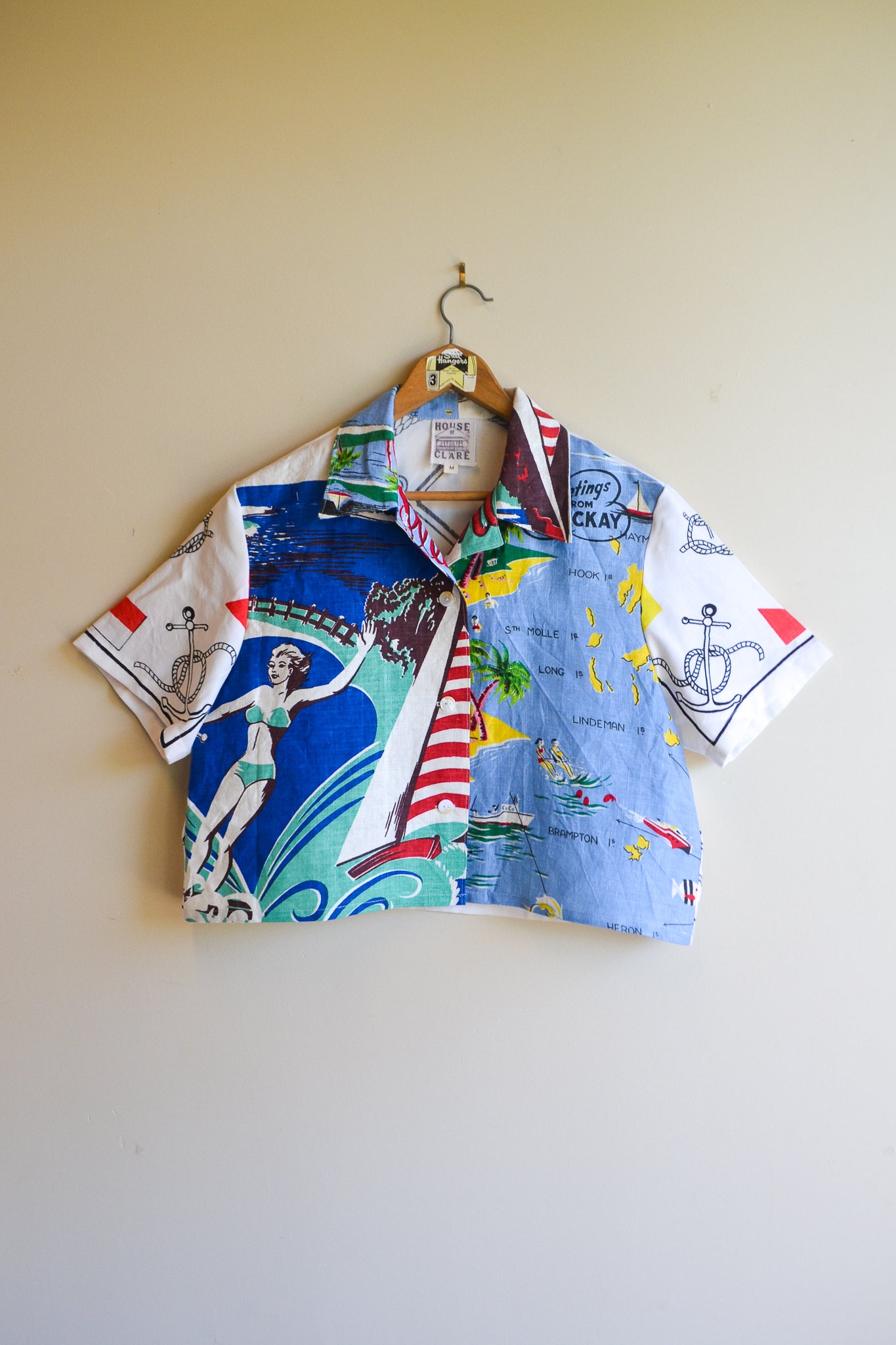 Button Up Shirt | Sail away | Medium