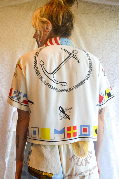 Button Up Shirt | Sail away | Medium