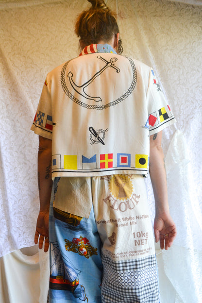 Button Up Shirt | Sail away | Medium