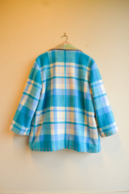 Coat | Sapphire | Wool | Large