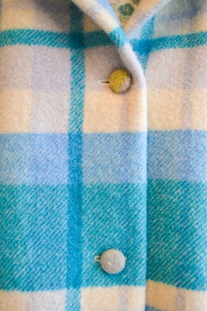 Coat | Sapphire | Wool | Large