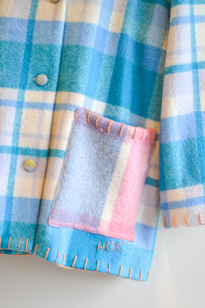Coat | Sapphire | Wool | Large