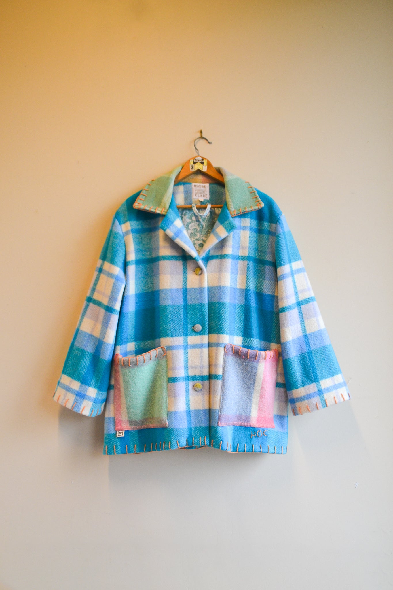 Coat | Sapphire | Wool | Large