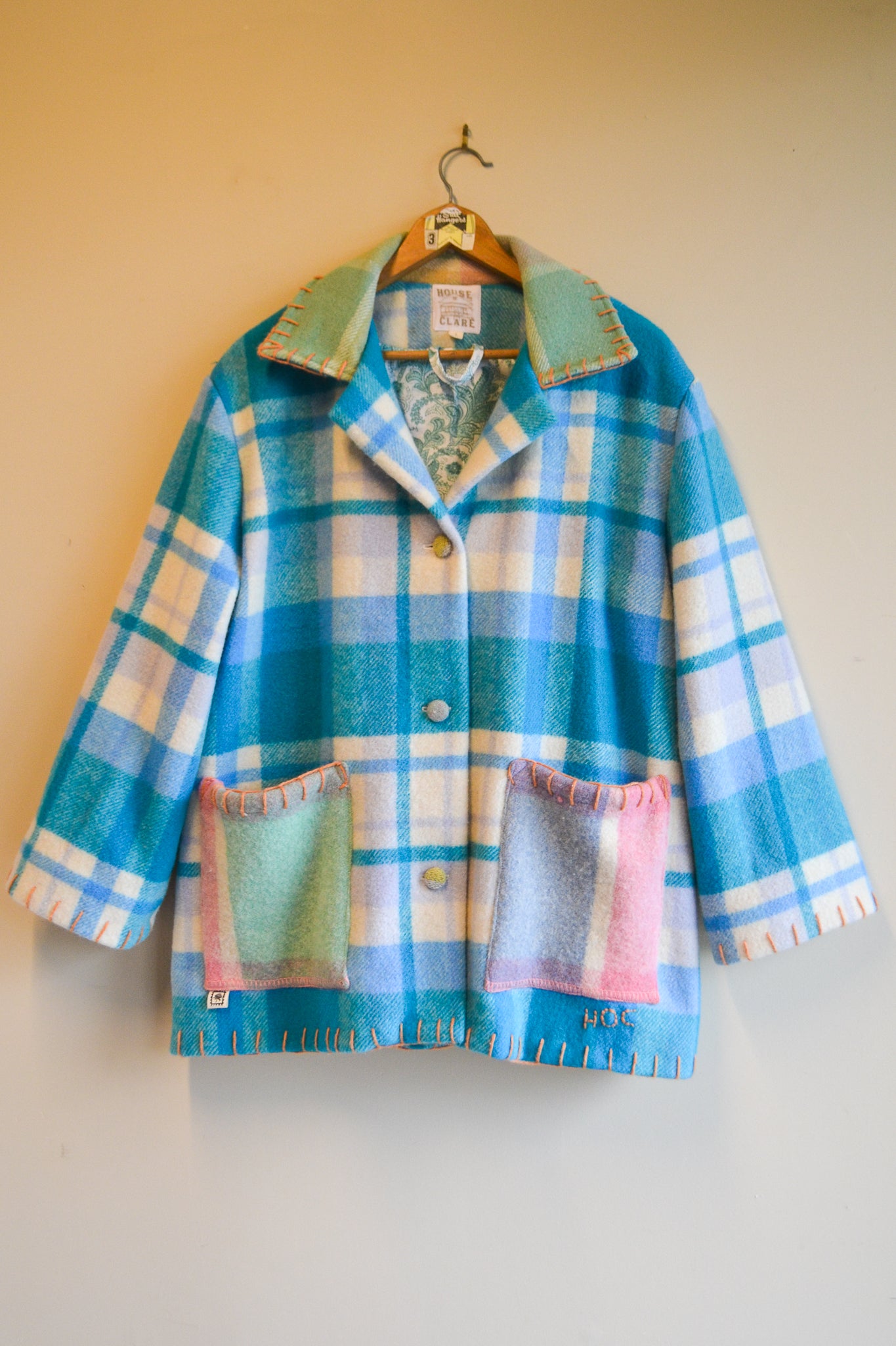 Coat | Sapphire | Wool | Large