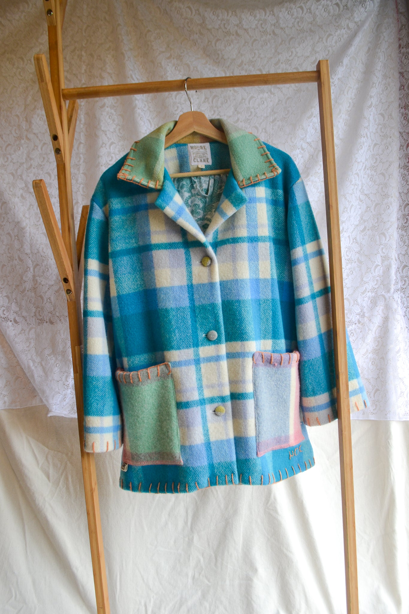 Coat | Sapphire | Wool | Large