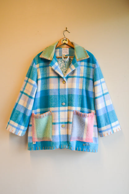 Coat | Sapphire | Wool | Large
