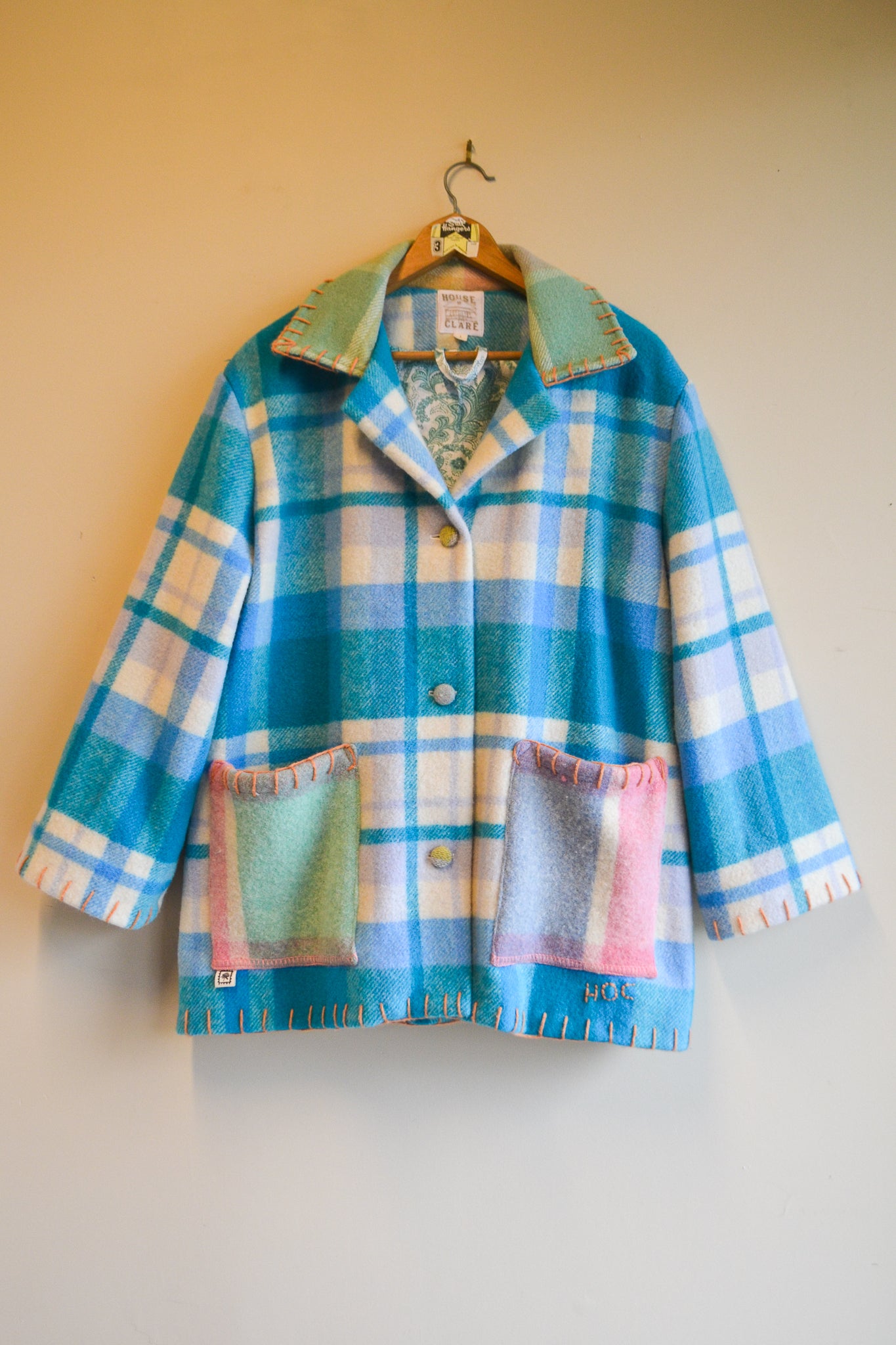 Coat | Sapphire | Wool | Large
