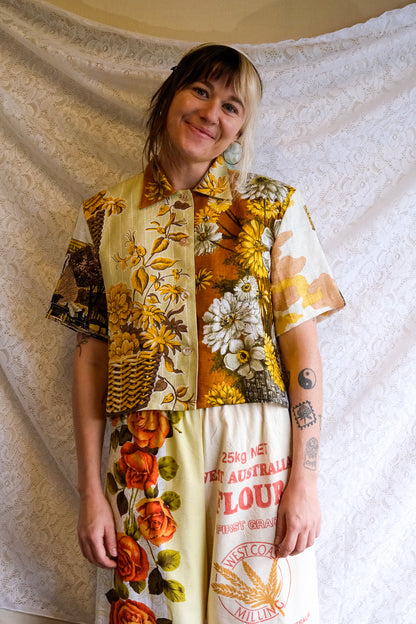 Button Up Shirt | Shortbread | Medium