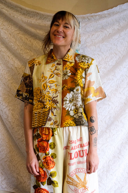 Button Up Shirt | Shortbread | Medium