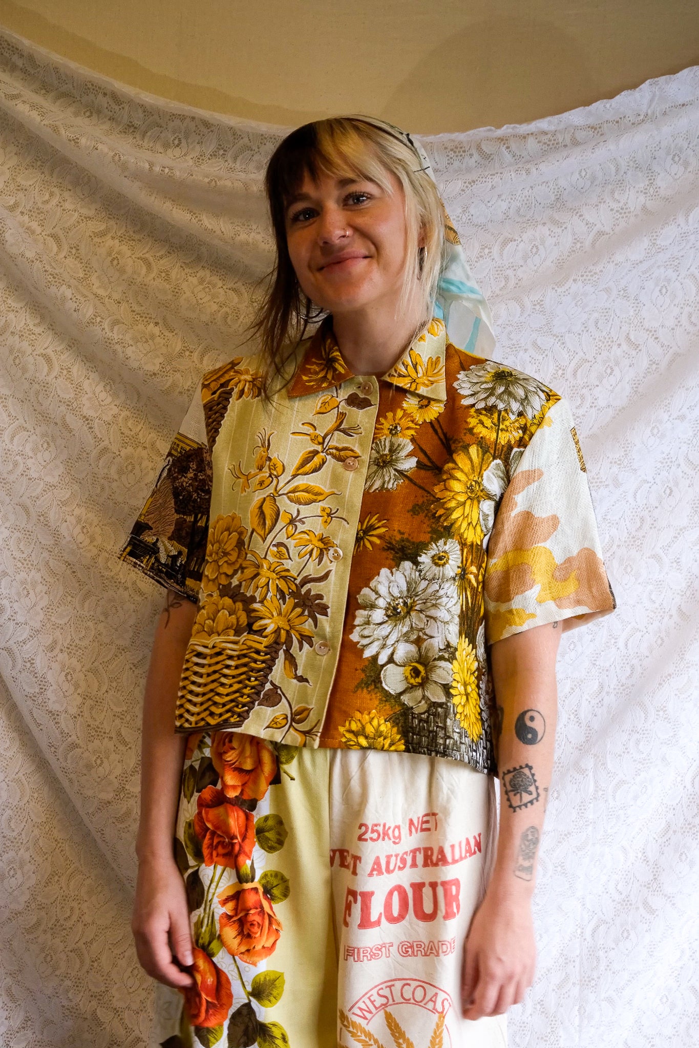 Button Up Shirt | Shortbread | Medium