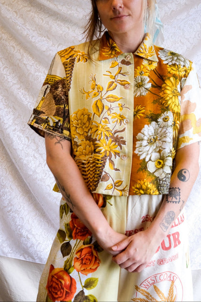 Button Up Shirt | Shortbread | Medium
