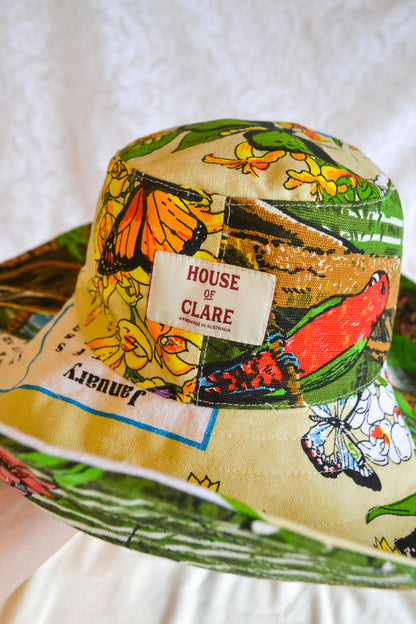 Wide Brim Hat | Tropical | Small