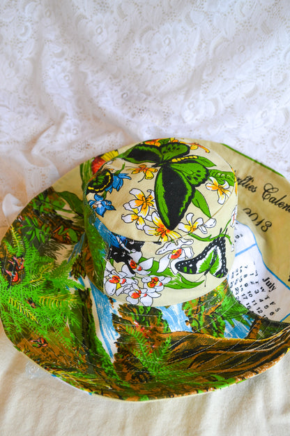 Wide Brim Hat | Tropical | Small