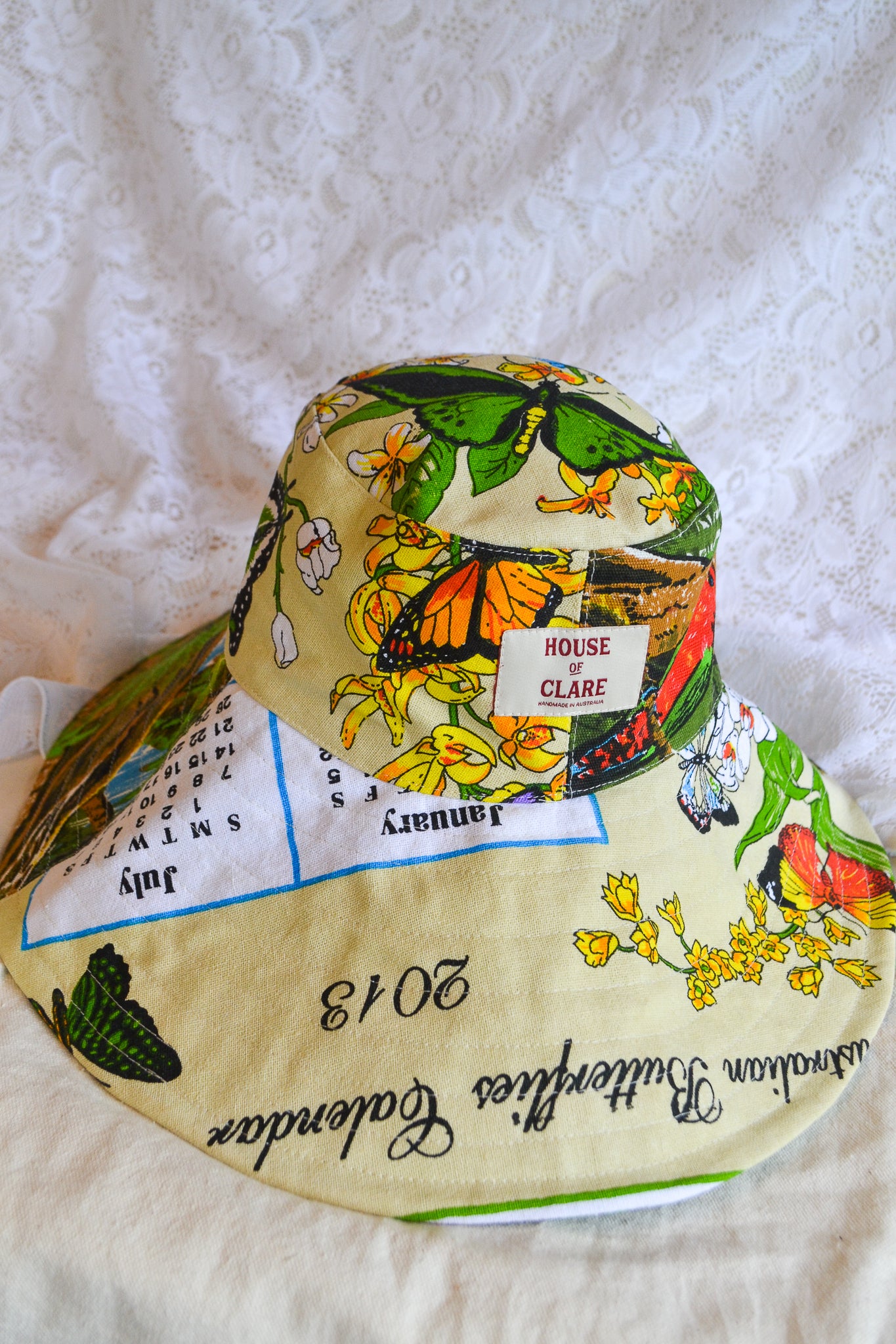 Wide Brim Hat | Tropical | Small