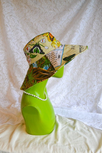 Wide Brim Hat | Tropical | Small