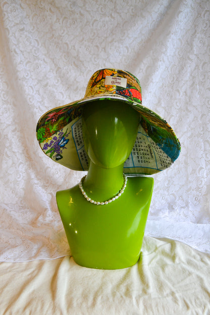 Wide Brim Hat | Tropical | Small