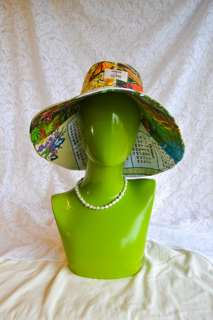 Wide Brim Hat | Tropical | Small