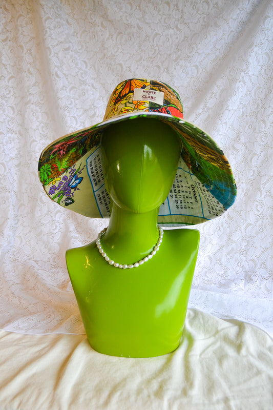 Wide Brim Hat | Tropical | Small