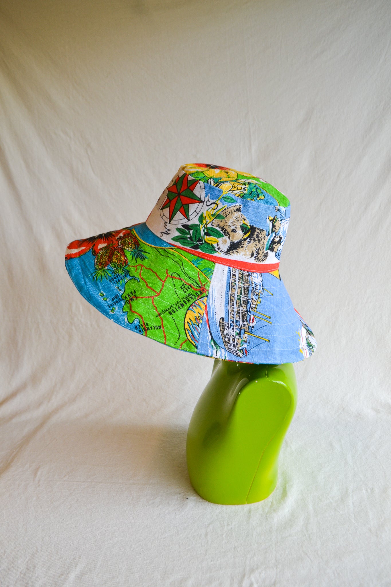 Wide Brim Hat | Tropical | Small