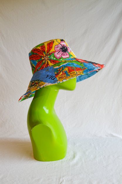 Wide Brim Hat | Tropical | Small