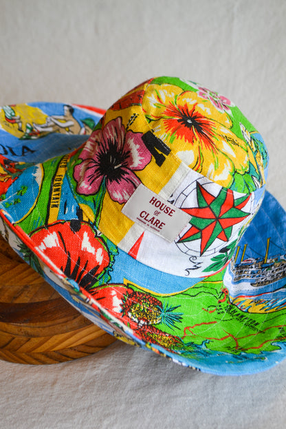 Wide Brim Hat | Tropical | Small