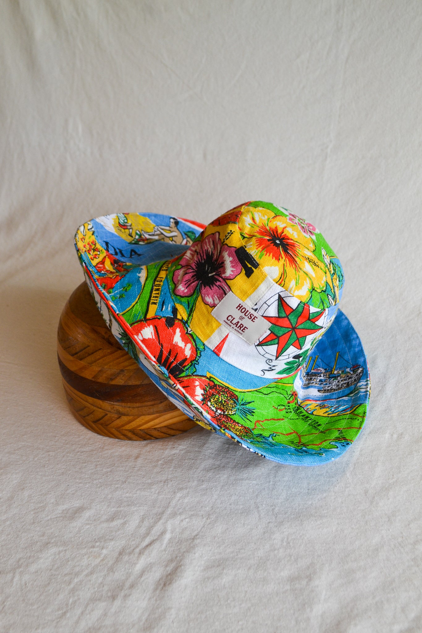 Wide Brim Hat | Tropical | Small