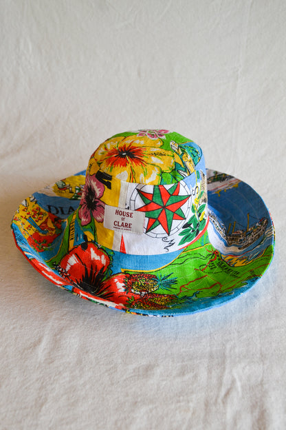 Wide Brim Hat | Tropical | Small