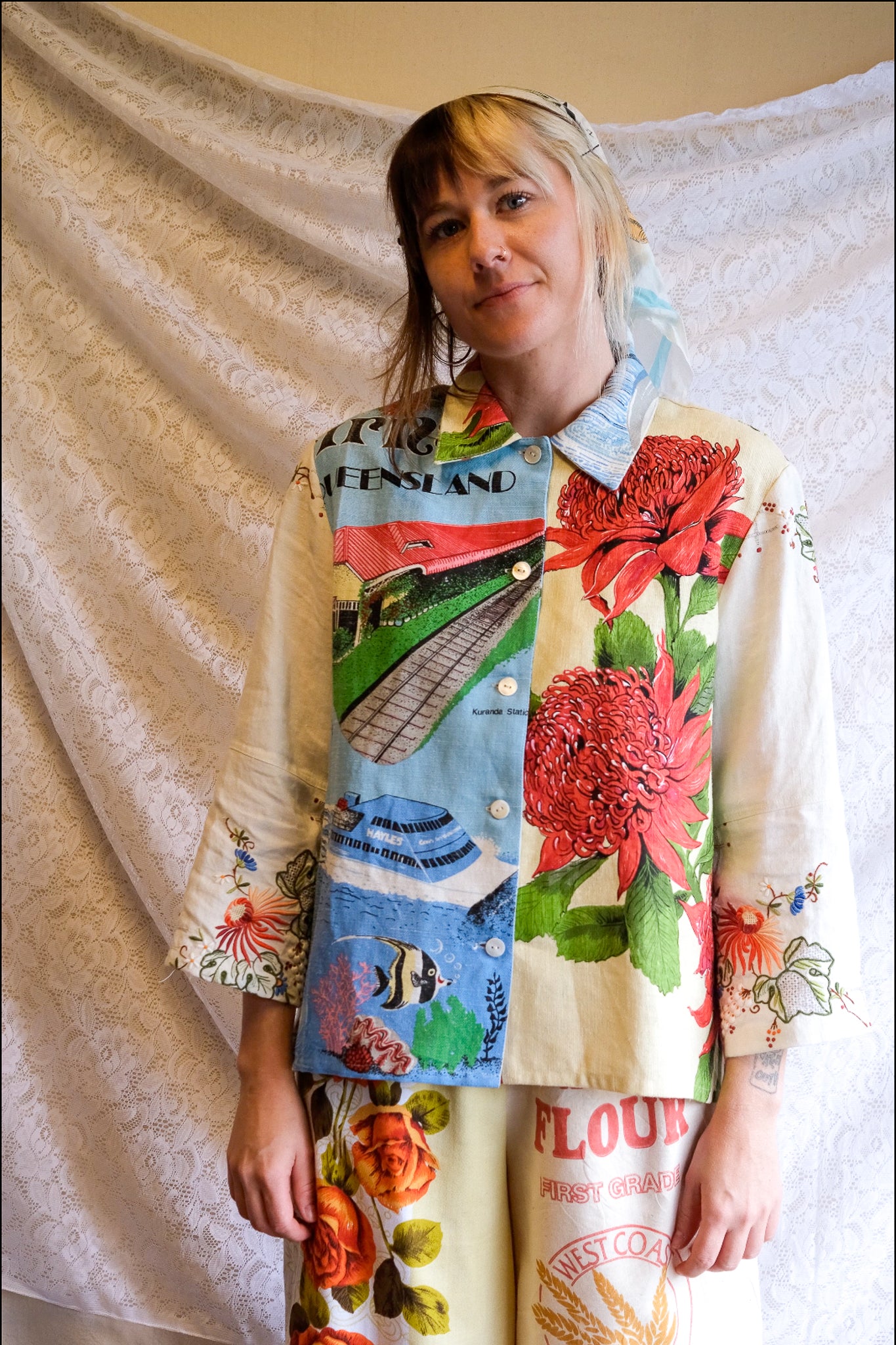 Button Up Shirt | Waratah Button | Medium
