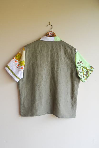 Button Up Shirt | Eucalyptus | XLarge