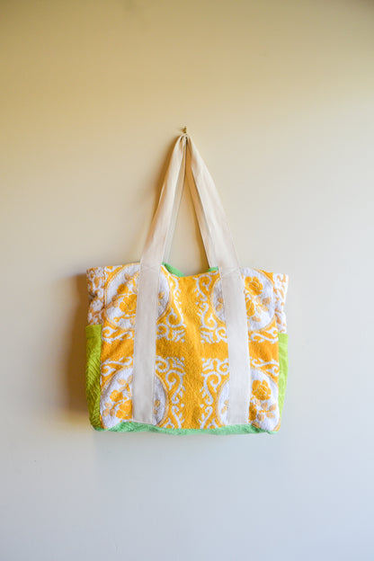 Large Bag | Green Yellow | Towel Patch