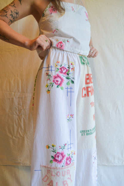 Long Patch Pant | Embroidery | 14au